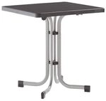 Sieger Boulevard Klapptisch 70x70cm Stahl/Mecalit Dunkelgrau 231/A