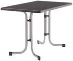 Sieger Boulevard Klapptisch 115x70cm Stahl/Mecalit Dunkelgrau 233/A