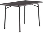 Sieger Boulevard Klapptisch 115x70cm Stahl/Mecalit Dunkelgrau 220/G