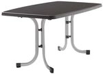 Sieger Boulevard Klapptisch 150x90cm Stahl/Mecalit Dunkelgrau 253/A