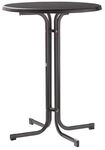 Sieger Boulevard Steh-Klapptisch &Oslash;86cm Stahl/Mecalit Dunkelgrau 238/G