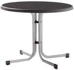 Sieger Boulevard Klapptisch &Oslash;86cm Stahl/Mecalit Dunkelgrau 209/A
