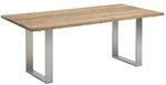 Niehoff Noah Gartentisch 180x95cm Edelstahl/Teak recycelt Braun|Hellgrau T3G1262057