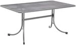 MWH Universal Gartentisch 145x90cm Stahl/Streckmetall Dunkelgrau 879005
