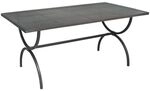 MBM Romeo Gartentisch 160x90cm Schmiedeeisen Braun 65.00.0110