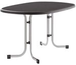 Sieger Boulevard Klapptisch 140x90cm Stahl/Mecalit Dunkelgrau 252/A