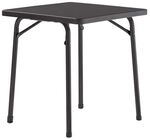 Sieger Boulevard Klapptisch 70x70cm Stahl/Mecalit Dunkelgrau 211/G