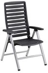 Kettler Wave Klappsessel Aluminium/Kunststoff Dunkelgrau|Hellgrau 0302001-0000