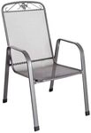 MWH Savoy Stapelsessel Streckmetall Dunkelgrau 879000