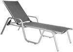 Kettler Basic Plus Gartenliege verstellbar Aluminium/Outdoorgewebe Dunkelgrau