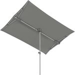 Suncomfort Flex-Roof Mittelstockschirm 195x140cm Gr&uuml;n|Hellgrau 67300192631057
