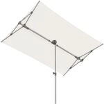 Suncomfort Flex-Roof Mittelstockschirm 195x140cm Gr&uuml;n|Hellgrau 67300192631050