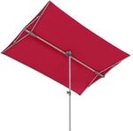 Suncomfort Flex-Roof Mittelstockschirm 195x140cm Gr&uuml;n|Hellgrau 67300192631064