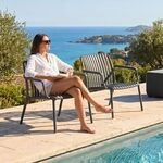 Kettler Lago Loungesessel Kunststoff Dunkelgrau 0302908-7000