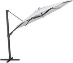 Kettler Easy Swing Ampelschirm &Oslash;350cm Hellgrau 0106055-7710
