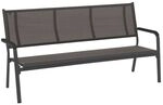 Kettler Basic Plus Gartenbank Aluminium/Textilene Dunkelgrau 0310612-7000