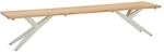 Musterring Skagen Gartenbank 220cm Edelstahl/Teak Sand G797-101-220