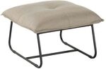 SCH&Ouml;NER WOHNEN-Kollektion Fontein Loungehocker Aluminium/Sunbrella Sand...