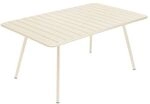 Fermob Luxembourg Gartentisch 165x100cm Aluminium Sand 4136-E8