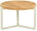 Apple Bee Monaco Loungetisch &Oslash;60cm Aluminium/Teak Sand 72000495