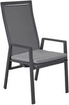 LC Garden Sunfort Gartensessel verstellbar Aluminium/Textilene Dunkelgrau 259301