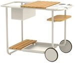 Zebra Somerset Servierwagen Aluminium/Teak Taupe AR6618