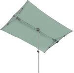 Suncomfort Flex-Roof Mittelstockschirm 195x140cm Gr&uuml;n|Hellgrau 67300192631013