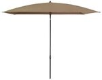 Doppler Sunline Waterproof Mittelstockschirm 230x190cm Braun 484543846
