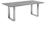 Niehoff Noah Gartentisch 180x95cm Edelstahl/HPL Hellgrau T1G1004057