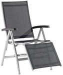 Sieger Bodega Relaxsessel Aluminium/Textilene Dunkelgrau 985/A-G