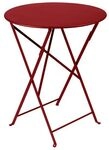 Fermob Bistro Klapptisch &Oslash;60cm Stahl Rot 0245-43