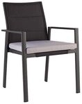 Niehoff Nancer Stapelsessel Aluminium mit Sitzkissen Dunkelgrau G332100051