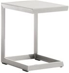 Sieger Beistelltisch 35x45x50cm Aluminium Dunkelgrau|Hellgrau 620/A