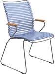 HOUE Click Tall Stapelsessel Stahl/Kunststoff Blau|Hellgrau 10812-8218