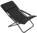 Lafuma Transabed Liegestuhl Stahl/AirComfort Schwarz LFM2853.6135