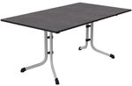 Sieger Boulevard Klapptisch 165x95cm Stahl/Vivodur Dunkelgrau 3180-50