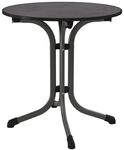 Sieger Boulevard Klapptisch &Oslash;68cm Stahl/Vivodur Dunkelgrau 3125-55