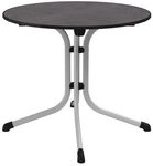 Sieger Boulevard Klapptisch &Oslash;85cm Stahl/Vivodur Dunkelgrau 3135-50