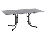 Siena Garden Sola Klapptisch 160x90cm Stahl/HPL Dunkelgrau K95703