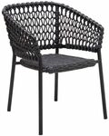 Cane-Line Ocean Stapelsessel Aluminium/Rope Dunkelgrau 5417RODG