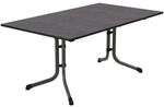 Sieger Boulevard Klapptisch 165x95cm Stahl/Vivodur Dunkelgrau 3180-55