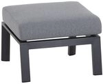 Siena Garden Valencia Loungehocker Aluminium/Polypropylen Dunkelgrau|Hellgrau J53780