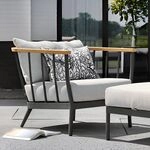 Apple Bee Condor Loungesessel Aluminium/Bee Wett Schwarz|Sand 70001272