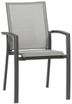 Siena Garden Velia Stapelsessel Aluminium/Ranotex Dunkelgrau C31042