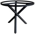 Zebra Mikado Gartentisch-Gestell &Oslash;90cm Aluminium Dunkelgrau AR6222