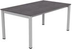 Sieger Ausziehtisch 165/225/285x95cm Aluminium/Vivodur Dunkelgrau 3980-50
