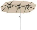 Schneider Salerno Stockschirm 300x150cm Sand 746-02
