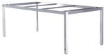 Zebra Opus Gartentisch-Gestell 210x100cm Edelstahl Hellgrau AR6433