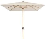 Doppler Alu-Wood Ultra Stockschirm 300x200cm Aluminium/Holzoptik Sand 461317820
