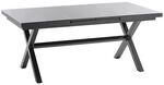 Niehoff Nalvo Ausziehtisch 180/240x100cm Aluminium/Glas Dunkelgrau|Hellgrau